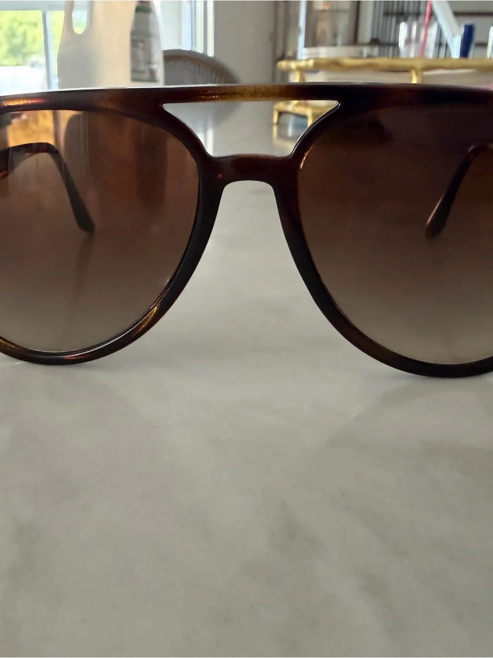 RARE!! NEVER WORN Ray-Ban (RB4376) Brown Tortoise Gradient Aviator Sunglasses